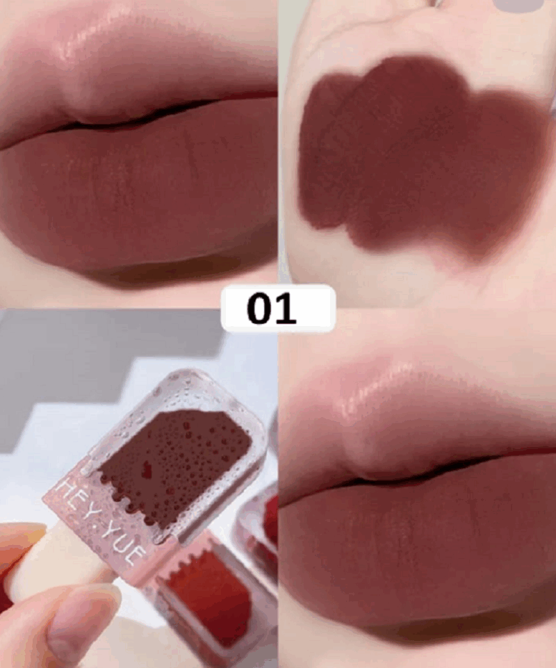Hey Yue Lip Glaze Set Kadife Mat Tint - Görsel 2