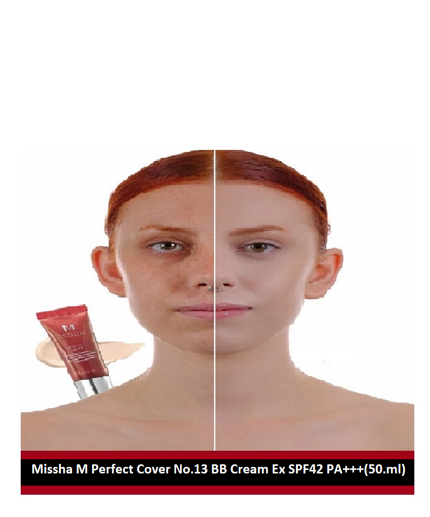 Missha bb krem no 13 iyi bir kapatıcılık ve aydınlık bir görünüm sunar.