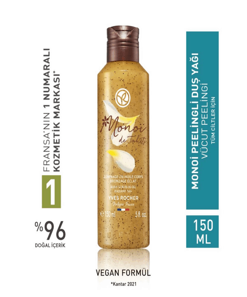Yves Rocher Monoi Peelingli Duş Yağı